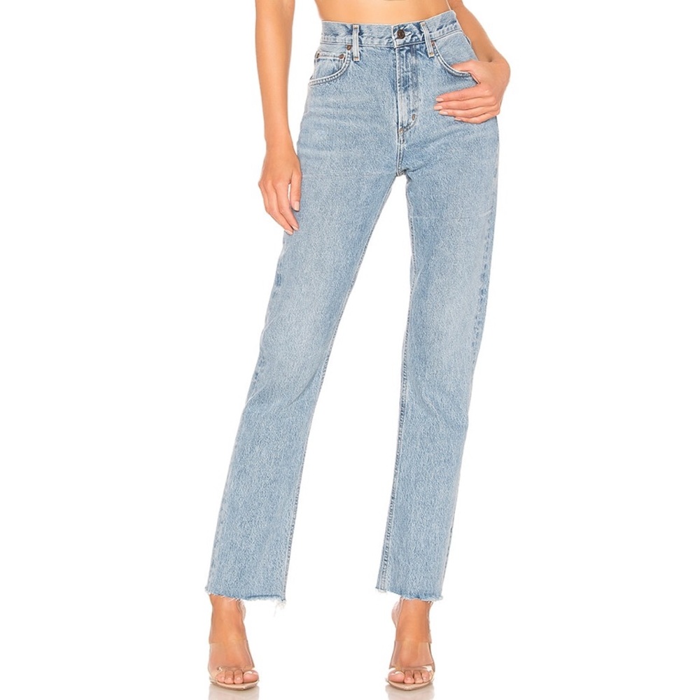 AGOLDE Cherie high rise straight jeans WORN ONCE